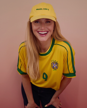 Boné Amarelo Brasil com S
