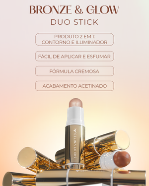 Bronze and Glow Duo Stick - Contorno e Iluminador