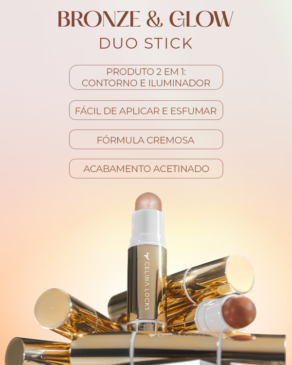 Bronze and Glow Duo Stick - Contorno e Iluminador
